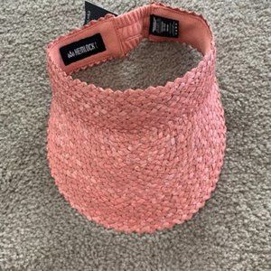 HEMLOCK HAT CO CAPRI VISOR IN ROSE NWT